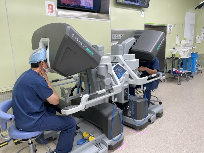 泌尿器科のロボット支援下手術の写真