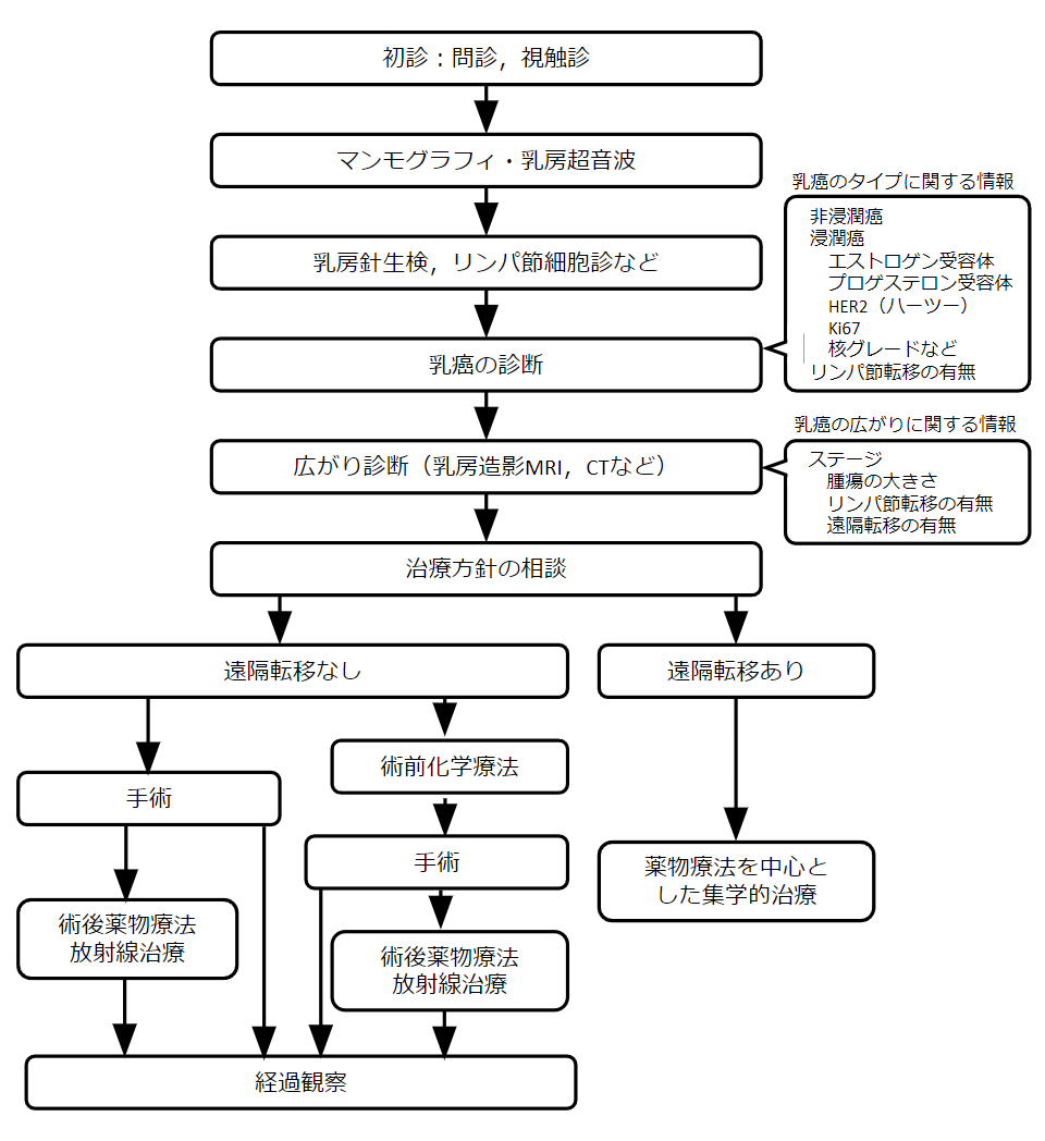 治療までの流れの図