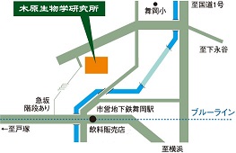 木原生物学研究所　地図