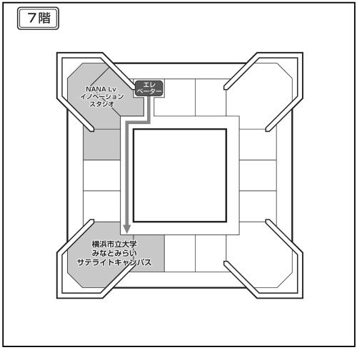 ランドマークタワー７階地図