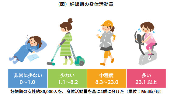 妊娠中の身体活動量が非常に少ないと 早産のリスクが増す エコチル調査より Ycu 横浜市立大学