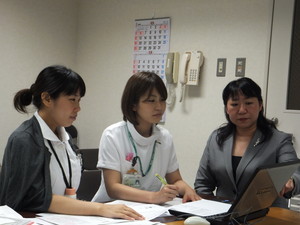 病棟看護研究の指導風景